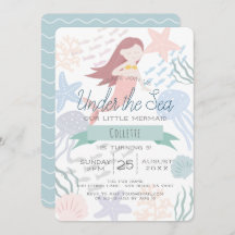 Onder het Zee Mermaid Zee Green Birthday