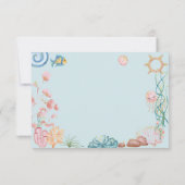 Onder het zee Mermaids kinder blijdschap Kaart (Achterkant)