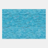 Onder het Zee met dolfijnen verjaardagsfeestje Inpakpapier Vel (Voorkant 2)