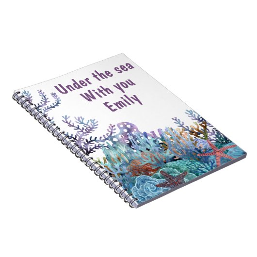 Onder het zee met jou notitieboek (Rechterzijde)