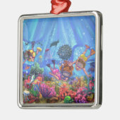 Onder het Zee Metalen Ornament (Links)