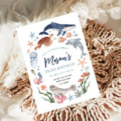 Onder het Zee Nautical Ocean Animals Boy Birthday Kaart