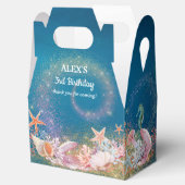 Onder het Zee Nautical Seahorse Birthday Party Bedankdoosjes (Geopend)