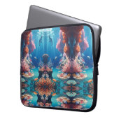 Onder-het-Zee neopreen laptophoes Laptop Sleeve (Voorkant Links)