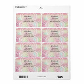 Onder het Zee Nieuw Adres Etiket (Full Sheet)