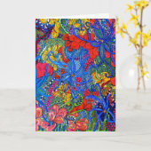 Onder het Zee Notecard Kaart (Gele Bloem)