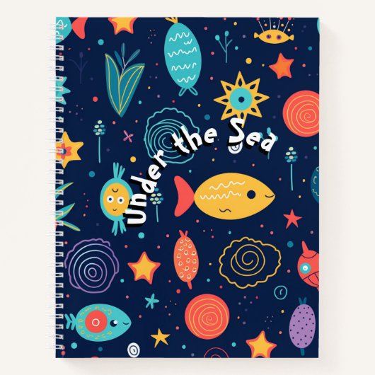 Onder het Zee Notitieboek (Voorkant)