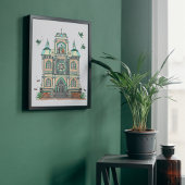 Onder het Zee Nursery Art Poster