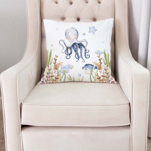 Onder het Zee Nursery Decor, Octopus Kussen