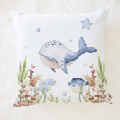 Onder het Zee Nursery Decor, Whale Kussen