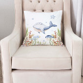 Onder het Zee Nursery Decor, Whale Kussen
