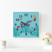 Onder het Zee Oceaan Vierkante Klok (Huis)