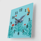 Onder het Zee Oceaan Vierkante Klok (Hoek)