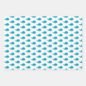 Onder het Zee, oceaandieren Inpakpapier Vel (Voorkant)