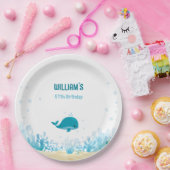 Onder het Zee, oceaandieren, onder het Zee Papieren Bordje (Feest)