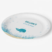 Onder het Zee, oceaandieren, onder het Zee Papieren Bordje (Gekanteld)