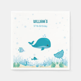 Onder het Zee, oceaandieren Servet