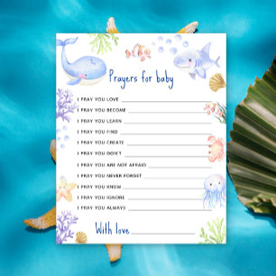 Onder het zee Ocean animal Prayers voor baby