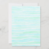 Onder het Zee Ocean Animals 3e Verjaardag Kaart (Achterkant)