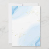 Onder het Zee Ocean Animals Baby shower Kaart (Achterkant)