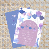 Onder het Zee Ocean Animals Baby shower Kaart