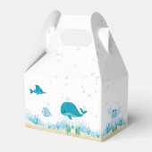 Onder het zee Ocean Animals Bedankdoosjes (Achterkant)