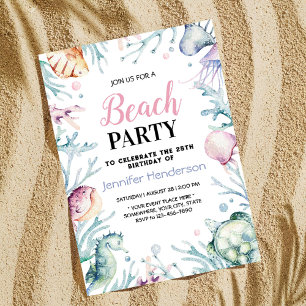 Onder het Zee Ocean Animals Birthday Kaart