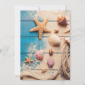Onder het Zee Ocean Animals Birthday Kaart (Achterkant)
