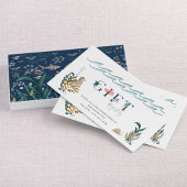 Onder het Zee Ocean Animals Shower Gift Registry Visitekaartje