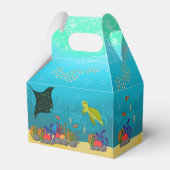 Onder het Zee Ocean Animals Water Bubbles Bedankdoosjes (Achterkant)