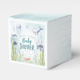 Onder het Zee Ocean Baby shower Bedankdoosjes