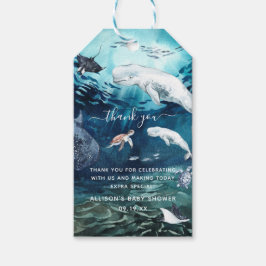 Onder het Zee | Ocean Baby shower Dankuwel Cadeaulabel