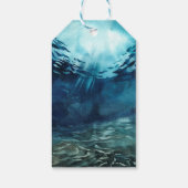 Onder het Zee | Ocean Baby shower Dankuwel Cadeaulabel (Achterkant)