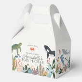 Onder het Zee Ocean Baby shower Party Favors Bedankdoosjes (Achterkant)