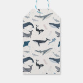 Onder het Zee Ocean Baby shower Party Favors Cadeaulabel (Achterkant)