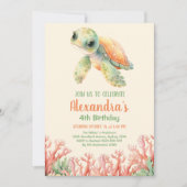 Onder het Zee Ocean Birthday Kaart (Voorkant)