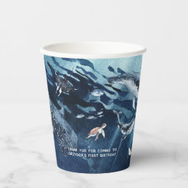 Onder het Zee | Ocean Birthday Papieren Bekers