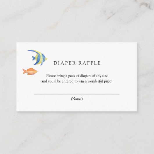 Onder het Zee Ocean Books voor Baby insert kaart (Voorkant)