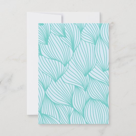 Onder het Zee | Ocean Critter Waterverf Kaart (Achterkant)