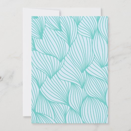 Onder het Zee | Ocean Critter Waterverf Kaart (Achterkant)