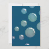 Onder het Zee Ocean Dolphin Boys Verjaardagsfeest Kaart (Achterkant)