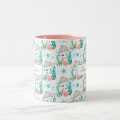 Onder het Zee Ocean Life Dolfijn Tweekleurige Koffiemok (Center)