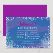 ONDER HET ZEE Ocean Pool Verjaardag Kaart (Voorkant / Achterkant)