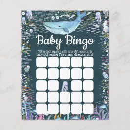 Onder het Zee | Ocean Thed Baby shower Bingo