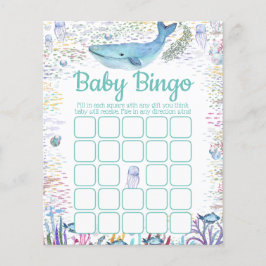 Onder het Zee | Ocean Thed Baby shower Bingo