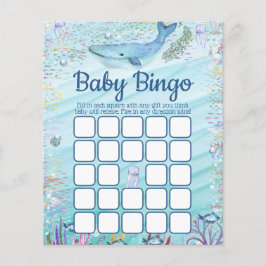 Onder het Zee | Ocean Thed Baby shower Bingo