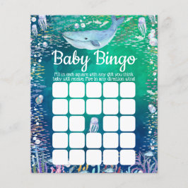 Onder het Zee | Ocean Thed Baby shower Bingo