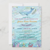 Onder het Zee | Ocean Thed Baby shower Kaart (Voorkant)