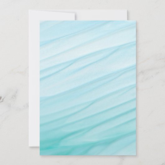 Onder het Zee | Ocean Thed Baby shower Kaart (Achterkant)