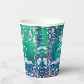 Onder het Zee | Ocean Thed Baby shower Papieren Bekers (Rechts)